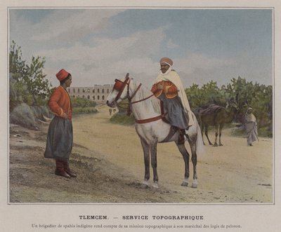 Tlemcen, Topographic Service by (after) French Photographer
