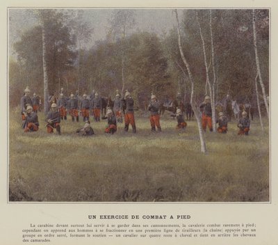 A Foot Combat Exercise by (after) French Photographer