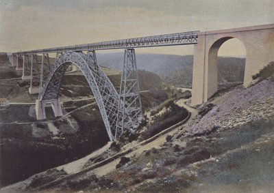 Garabit Viaduct (coloured photo) by (after) French Photographer