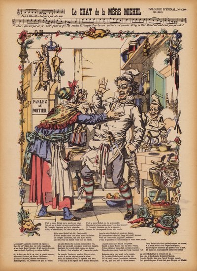 The Cat of Mother Michel by (after) French School