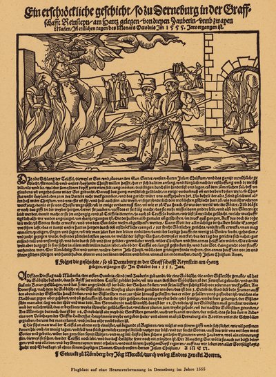 Burning Witches in Derneburg, Germany by (after) German School