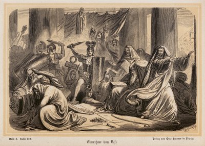 Capture of Veii by the Romans by (after) German School