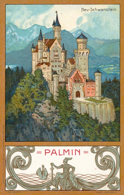 Neuschwanstein Castle, Bavaria by (after) German School