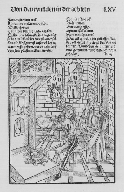 The Book of Cirurgia by Hieronymus Brunschwig by (after) German School