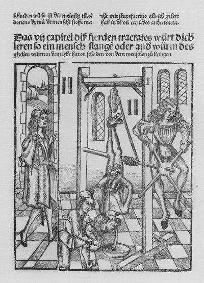 The Book of Cirurgia by Hieronymus Brunschwig by (after) German School