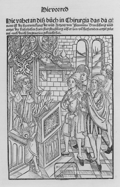 The Book of Cirurgia by Hieronymus Brunschwig by (after) German School
