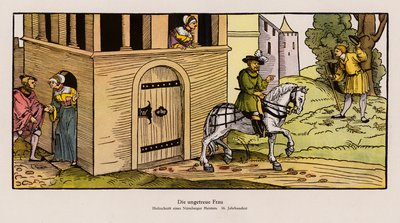 Unfaithful Wife by (after) German School