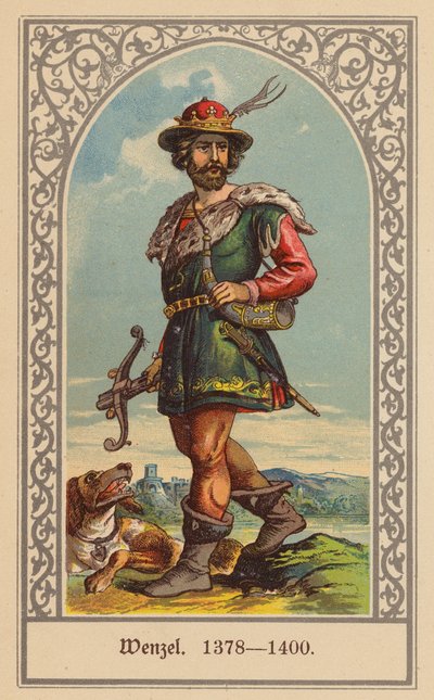 Wenceslaus IV, King of Bohemia and Germany by (after) German School