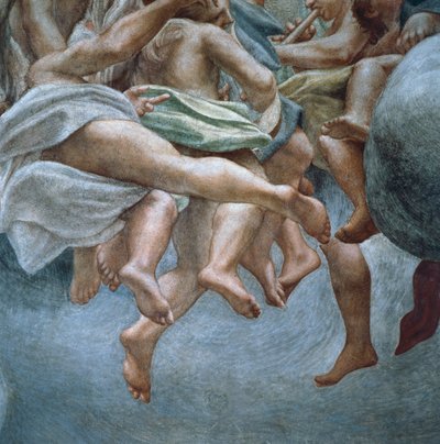 Angels (detail) by (c.1489 1534) Correggio