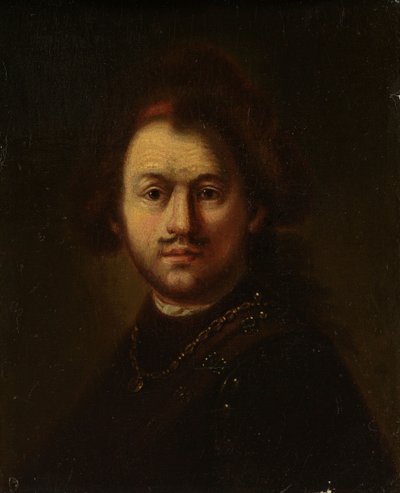 Portrait of Rembrandt by (follower of) Rembrandt Harmensz. van Rijn