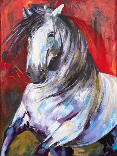At a Gallop by H.Opitz