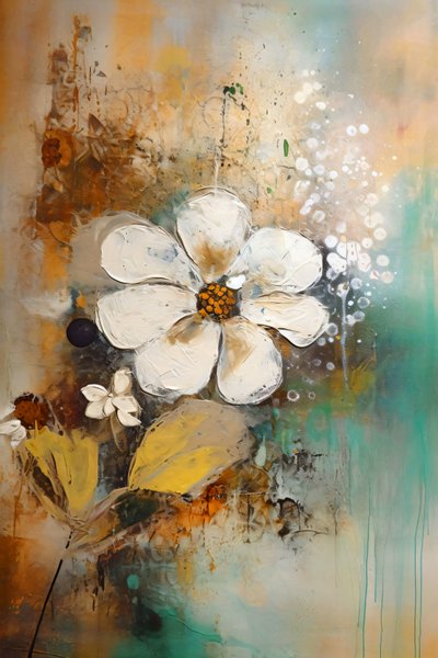 Floral Thick Texture Ballet by F. Abderrahim
