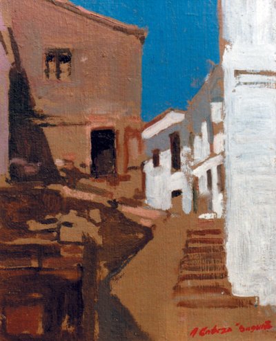 Valencian Painting - Sagunto Street by Alejandro Cabeza