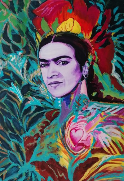 Frida Kahlo by Zaga Art Sopot