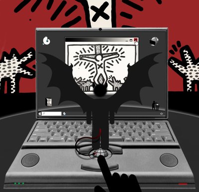 Der Antichrist (I) (aus der Serie: Windows) by Alexander Eibach
