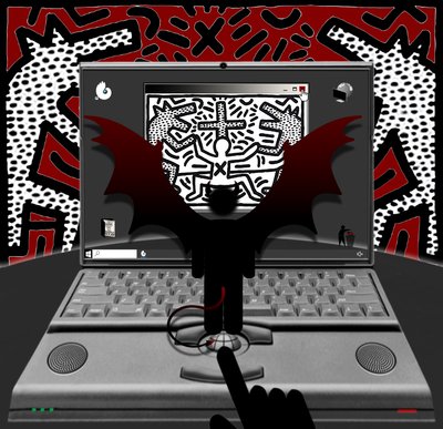 Der Antichrist (II) - die Meute (aus der Serie: Windows) by Alexander Eibach