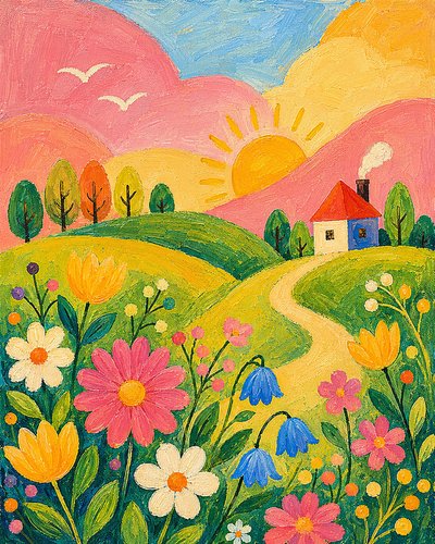Summer Dream in the Countryside by Nomi Morina