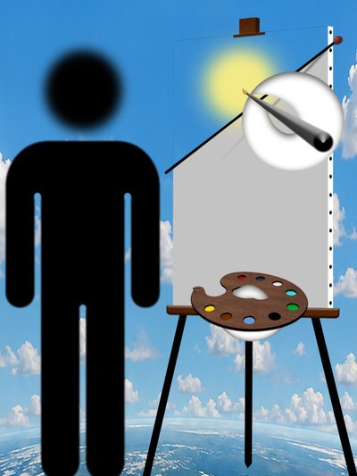 Painter and Model (II) by Alexander Eibach