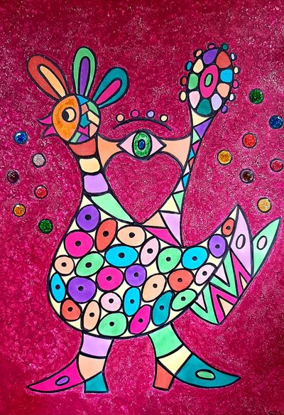 Seeing Chicken Boots by Steffi_Seiler_Art