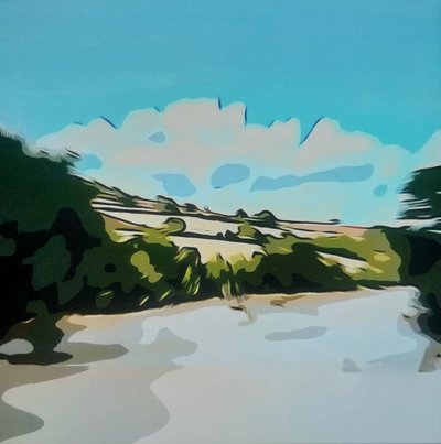 Digital landscape 26 by M. Vet