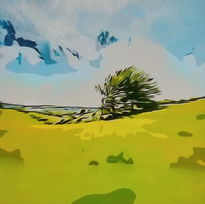 Digital landscape 27 by M. Vet