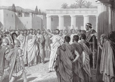 Congress of Peloponnesian States at Sparta, BC 432 by A.C. Weatherstone