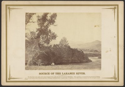 Source of the Laramie River, Wyoming by A.J. Russell