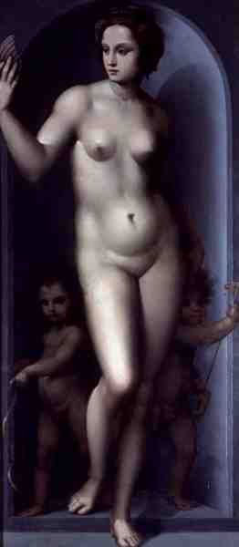 Venus Between Two Amores by A.  Piccinelli