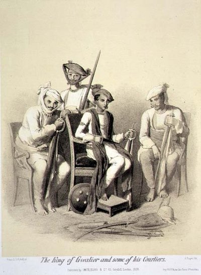 The King of Gwalior and Some of his Courtiers, from 
