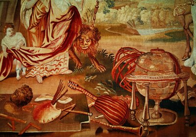 Europe, from a tapestry of the four corners of the world (detail) by A. Baertams