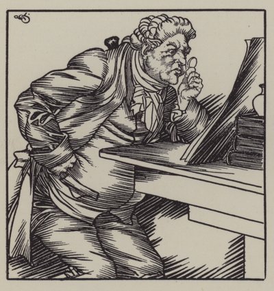 Illustration for The Essays of Elia by Charles Lamb by A. Garth Jones
