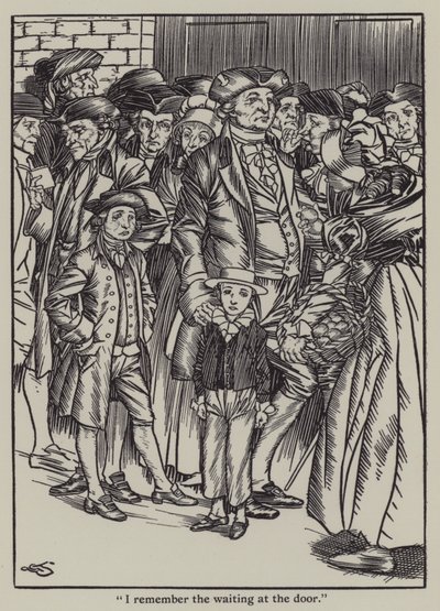 Illustration for The Essays of Elia by Charles Lamb by A. Garth Jones