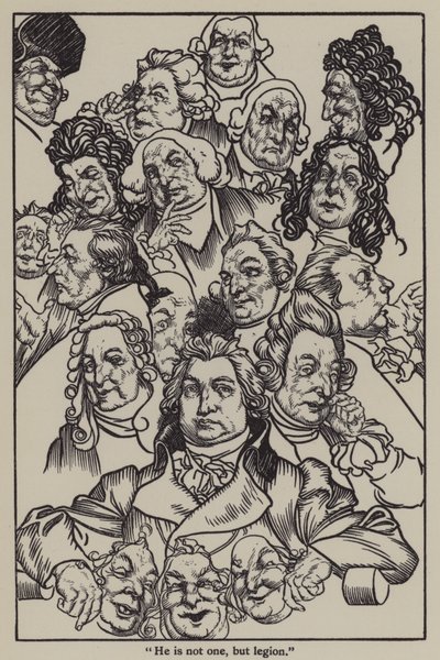 Illustration for The Essays of Elia by Charles Lamb by A. Garth Jones