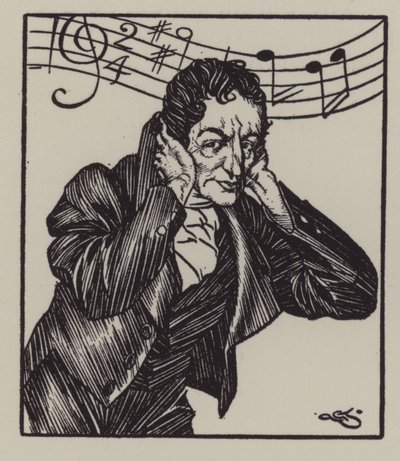 Illustration for The Essays of Elia by Charles Lamb by A. Garth Jones