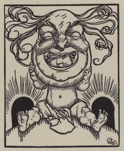 Illustration for The Essays of Elia by Charles Lamb by A. Garth Jones