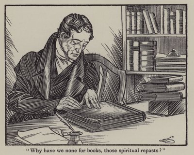 Illustration for The Essays of Elia by Charles Lamb by A. Garth Jones