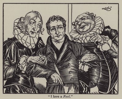 Illustration for The Essays of Elia by Charles Lamb by A. Garth Jones