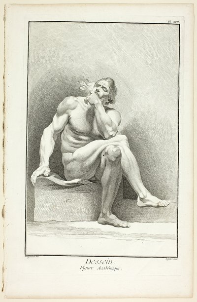 Design: Academic Figure, from Encyclopédie by A. J. Defehrt