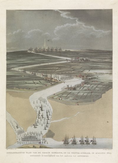 British Expedition to Antwerp, 1809 by A. Lutz