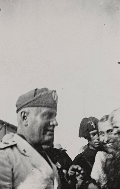 Album "Duce": Benito Mussolini during an official visit in Sicily by A. Scarlata
