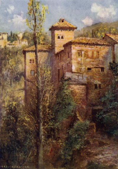 Granada, Torre de las Damas by A. Trevor Haddon