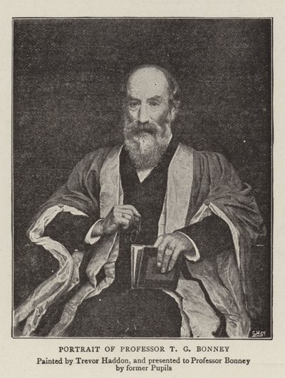 Portrait of Professor T G Bonney by A. Trevor Haddon