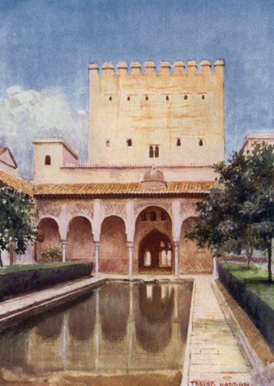 The Alhambra, Tower of Comares by A. Trevor Haddon