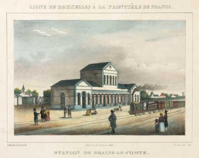 Braine-le-Comte Station, Belgium by A. after Canelle