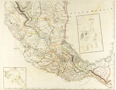 A New Map of Mexico and Adjacent Provinces by Aaron Arrowsmith