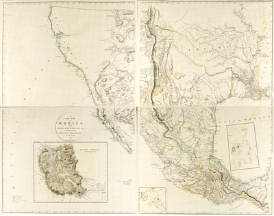 A New Map of Mexico and Adjacent Provinces by Aaron Arrowsmith