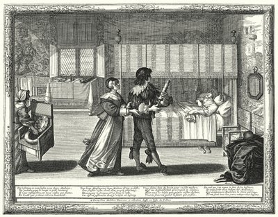 The Enema Syringe by Abraham (after) Bosse
