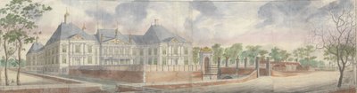 The House at Honselaersdijk and Surroundings, Seen Over the Forecourt by Abraham Beerstraten