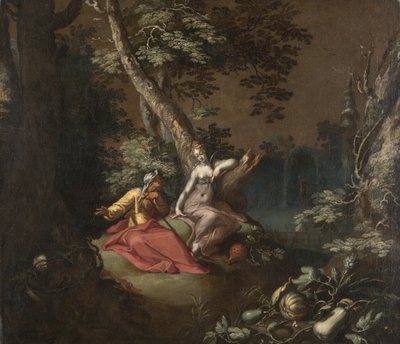 Landscape with Vertumnus and Pomona by Abraham Bloemaert