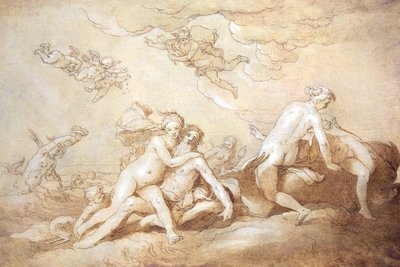 Neptune and Amphitrite by Abraham Bloemaert